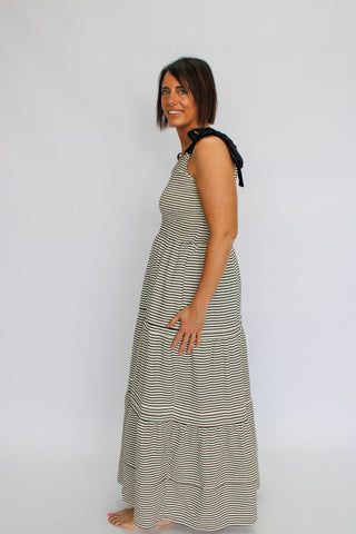Coastal Cabana Tiered Mixi Dress - Trudy's Trendy Boutique