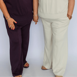 Lofted Leisure Wide Leg Pants/Curvy - Trudy's Trendy Boutique