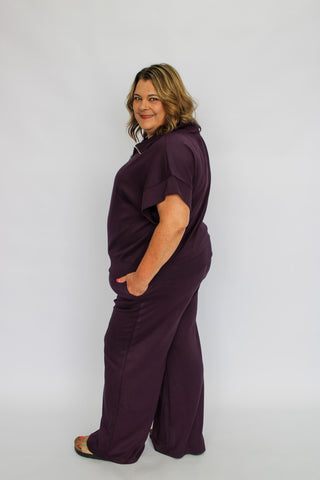Lofted Leisure Curvy Half Zip Top - Trudy's Trendy Boutique