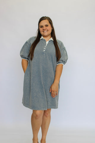 Sunday Stroll Polo Dress - Trudy's Trendy Boutique