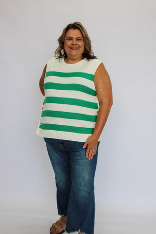 Avenue Anchor Sweater Vest/Curvy - Trudy's Trendy Boutique