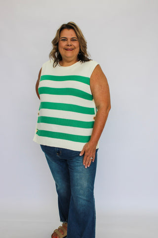 Avenue Anchor Sweater Vest/Curvy - Trudy's Trendy Boutique