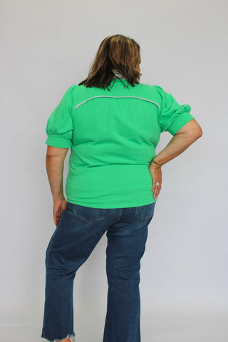 Avenue Arch Blouse/Curvy - Trudy's Trendy Boutique