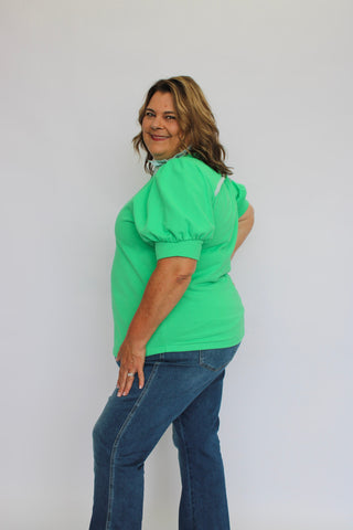 Avenue Arch Blouse/Curvy - Trudy's Trendy Boutique