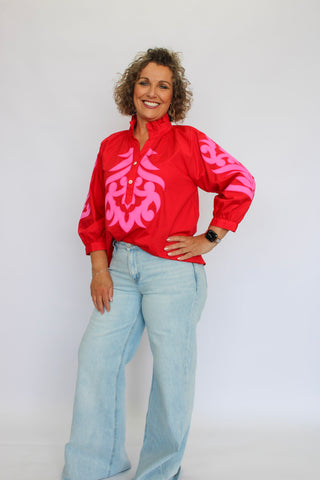 Grand Entrance Blouse - Trudy's Trendy Boutique