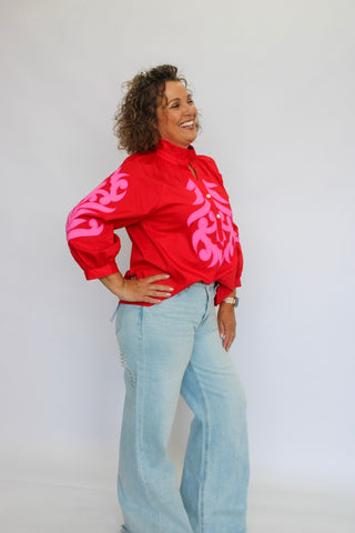 Grand Entrance Blouse - Trudy's Trendy Boutique