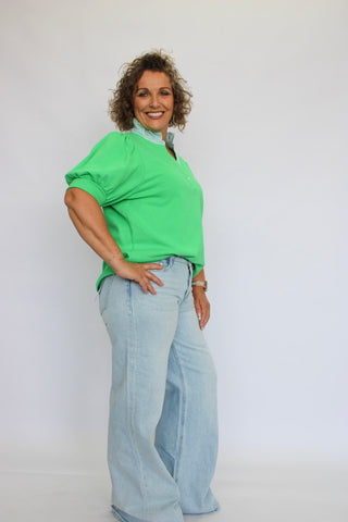 Avenue Arch Blouse/Curvy - Trudy's Trendy Boutique