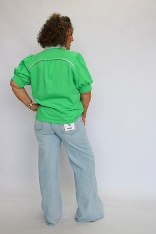 Avenue Arch Blouse/Curvy - Trudy's Trendy Boutique