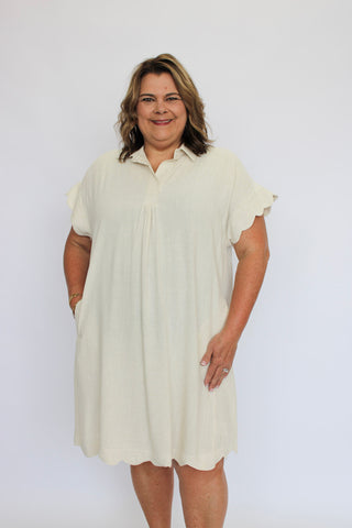 Magnolia Market Dress/Curvy - Trudy's Trendy Boutique