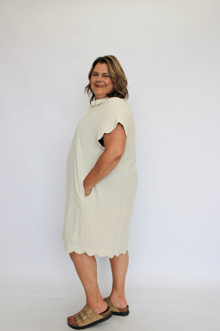 Magnolia Market Dress/Curvy - Trudy's Trendy Boutique