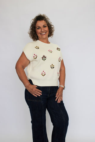 Wildflower Weekend Sweater Top - Trudy's Trendy Boutique