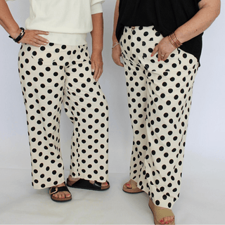 Dotty For You Palazzos Reg/Curvy - Trudy's Trendy Boutique