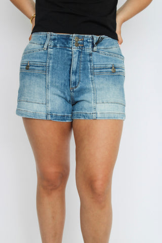 Mica High Rise Wide Leg Shorts - Trudy's Trendy Boutique