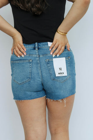 Mica High Rise Cut Off Shorts - Trudy's Trendy Boutique