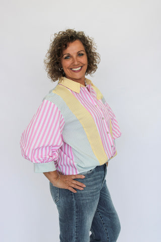 Market Mixer Top Reg/Curvy - Trudy's Trendy Boutique