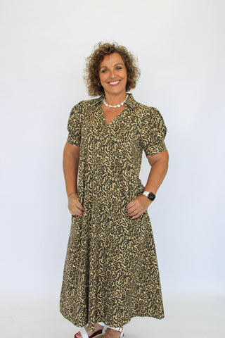 Wild Card Midi Dress - Trudy's Trendy Boutique
