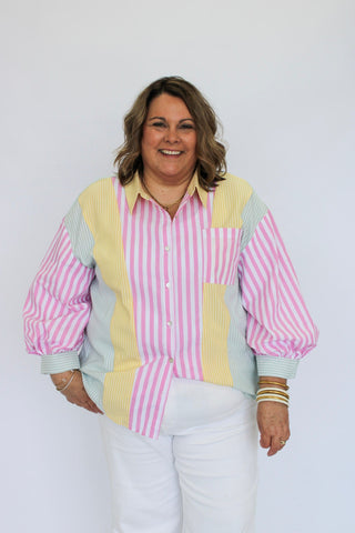 Market Mixer Top Reg/Curvy - Trudy's Trendy Boutique