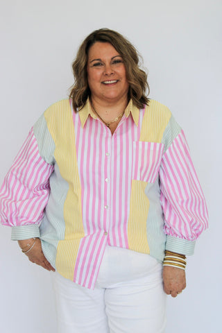 Market Mixer Top Reg/Curvy - Trudy's Trendy Boutique