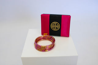 BuDhaGirl Carousel Pink Bangles - Trudy's Trendy Boutique