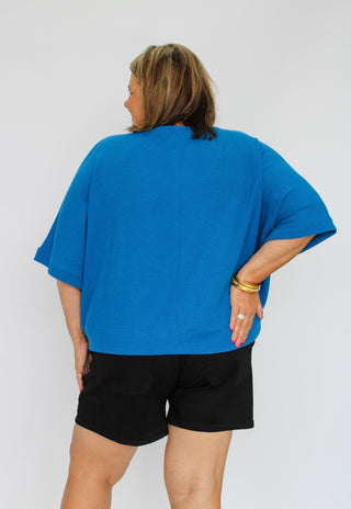 Avenue Double Knit Top/Curvy - Trudy's Trendy Boutique