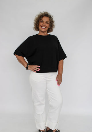 Avenue Double Knit Top - Trudy's Trendy Boutique