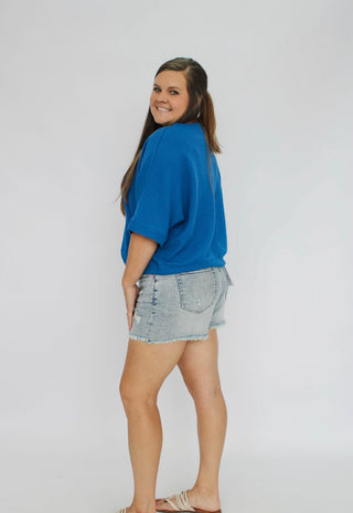 Avenue Double Knit Top - Trudy's Trendy Boutique
