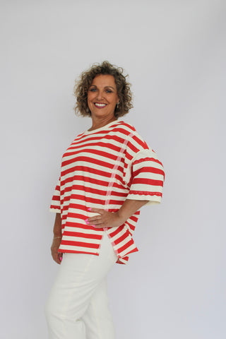 Striped Symphony Top - Trudy's Trendy Boutique