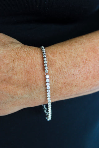 ChanSutt Silver Gem Bracelet - Trudy's Trendy Boutique