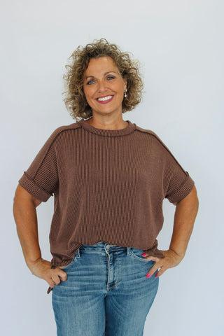 Street Comfort Ribbed Top