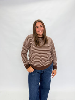 Seaside Chic Striped Pullover