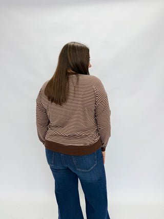 Seaside Chic Striped Pullover