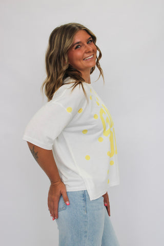 Tailgate Dot Short Sleeve Top - Trudy's Trendy Boutique