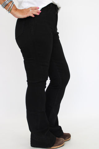 Judy Blue HW TC Black Bootcut Jeans - Trudy's Trendy Boutique