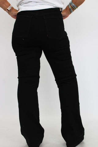 Judy Blue HW TC Black Bootcut Jeans - Trudy's Trendy Boutique