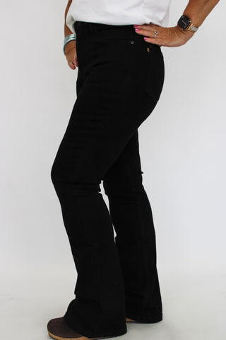 Judy Blue HW TC Black Bootcut Jeans - Trudy's Trendy Boutique