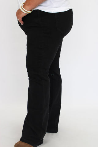 Judy Blue HW TC Black Bootcut/Curvy - Trudy's Trendy Boutique