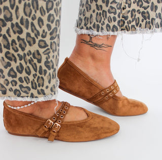 Corkys All Eyes On Me Suede Flat - Trudy's Trendy Boutique