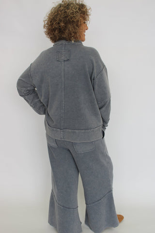 Sunday Drift Textured Pullover - Trudy's Trendy Boutique