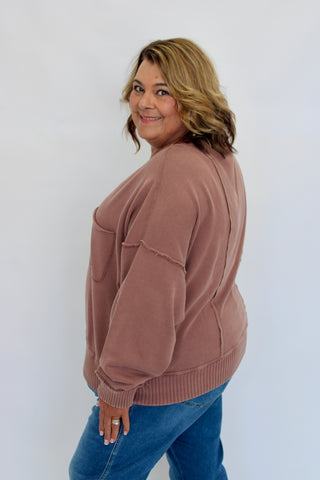 Easy Livin' V-Neck Sweatshirt