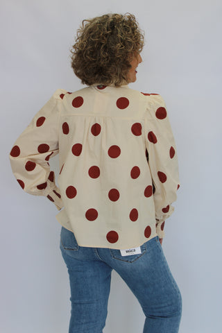 Dot & Detail Poplin Top