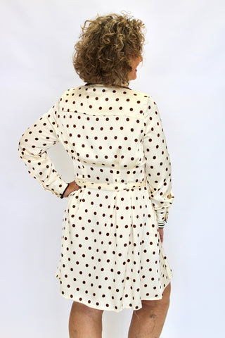 Spot On Pleated Dress
