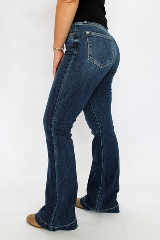 Judy Blue HW Trouser Flare - Trudy's Trendy Boutique