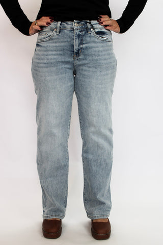 Mica Mid-Rise Loose Fit Straight Ankle - Trudy's Trendy Boutique
