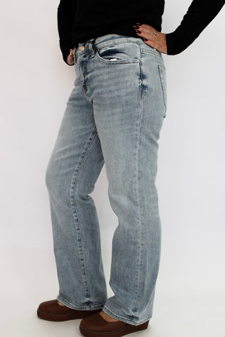 Mica Mid-Rise Loose Fit Straight Ankle - Trudy's Trendy Boutique