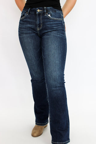 Mica Mid-Rise Bootcut Jeans - Trudy's Trendy Boutique