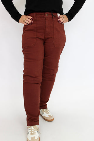 Judy Blue HW Aurora Weekender/Pumpkin Spice - Trudy's Trendy Boutique