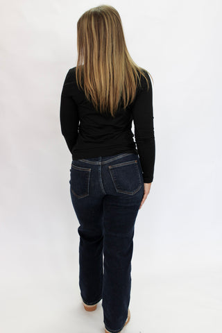 Judy Blue Mid-Rise Straight/Short - Trudy's Trendy Boutique