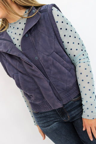 Dot Matrix Mesh Top - Trudy's Trendy Boutique