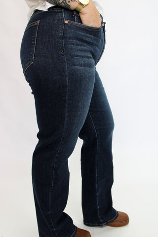Judy Blue Mid-Rise Straight Jeans - Trudy's Trendy Boutique