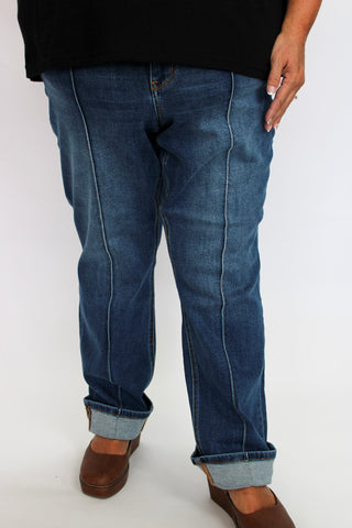 Judy Blue HW Front Seam Detail/Curvy - Trudy's Trendy Boutique
